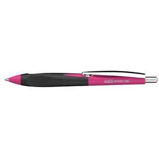 PENNA A SFERA SHARKY GEL - BLU - FUSTO FUCSIA E GRIP NERA - TRATTO FINE