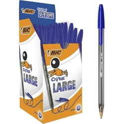 BIC PENNA A SFERA - CRISTAL LARGE - PUNTA MEDIA 1.6 mm