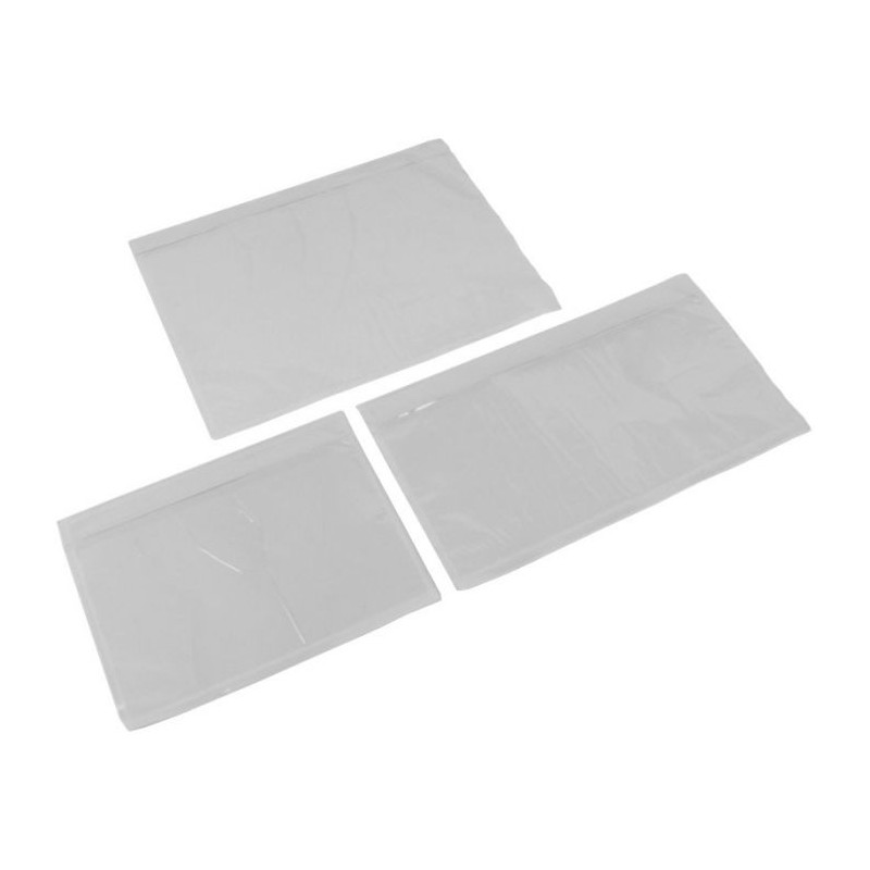 BUSTE ADESIVE NEUTRE PER DOCUMENTI POSTALI - 175X125 MM