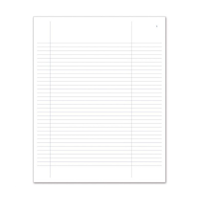 REGISTRO VERBALI DI ASSEMBLEA - 97 PAGINE PRENUMERATE - RIGHE USO BOLLO CON COPERTINA CARTONATA - 31X24,5 CM