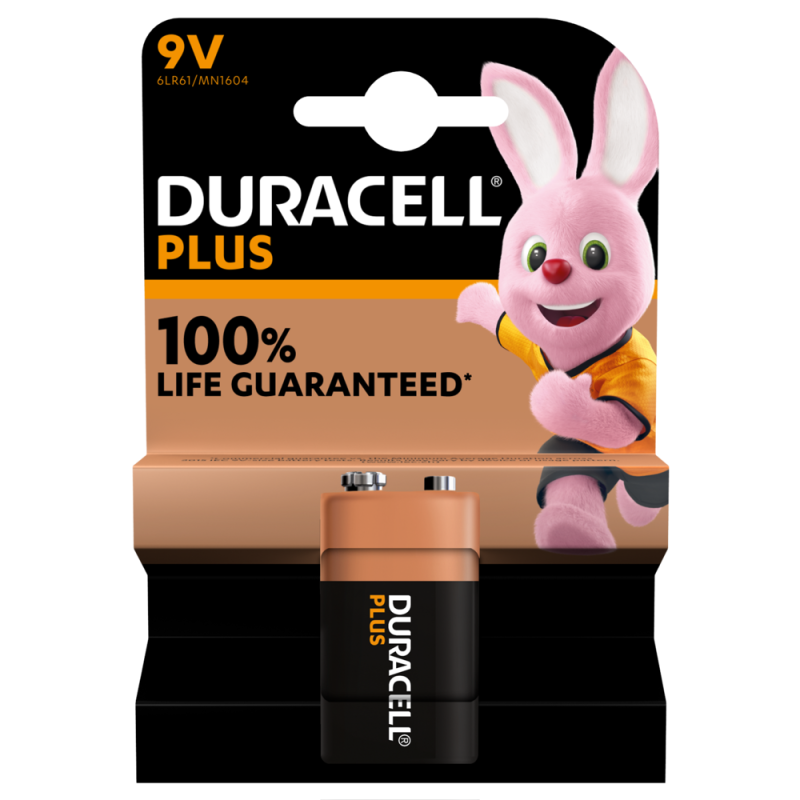 BATTERIA DURACELL PLUS 9V