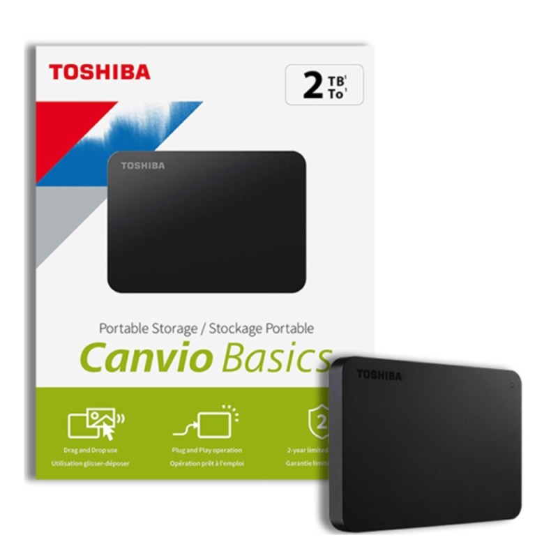 HDD ESTERNO TOSHIBA 2TB