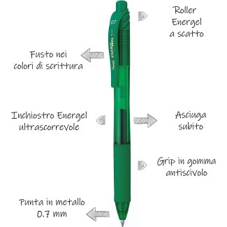 PENNA ENERGEL PENTEL 0.7MM