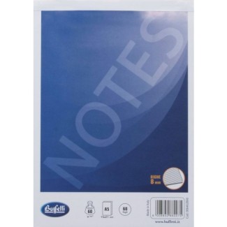 BLOCCO NOTES - A4 - 1R - RIGHE MEDIE E SUPERIORI - PUNTO METALLICO - 60 FOGLI DA 60 G