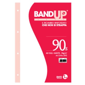 RICAMBI RINFORZATI PER QUADERNI BAND UP BM - A5 - Bianco