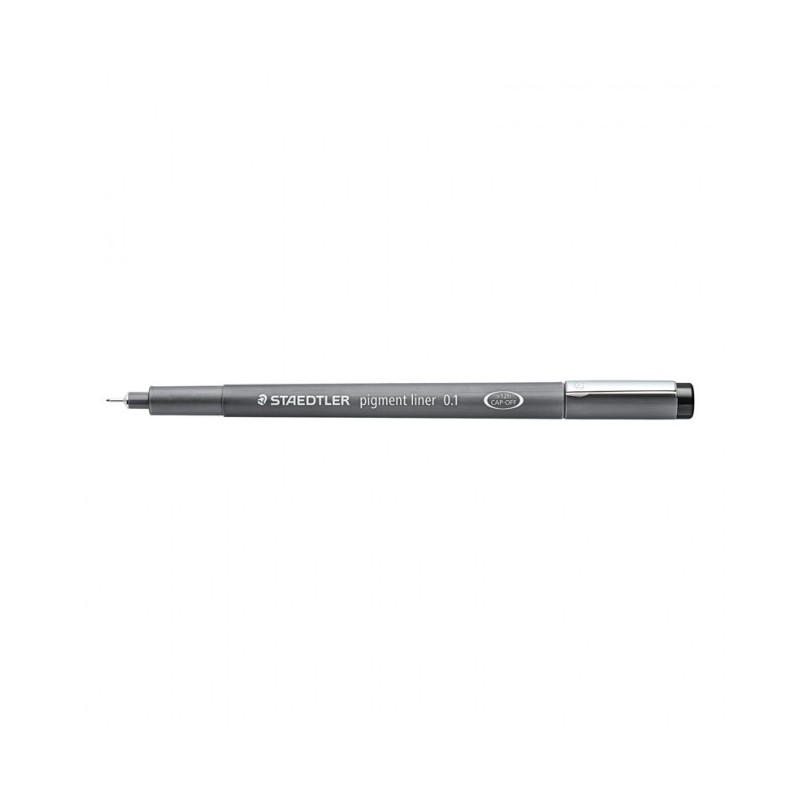 STAEDTLER PIGMENT LINER PENNA FINELINER NERO 0.1 mm