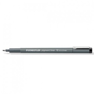 STAEDTLER PIGMENT LINER PENNA FINELINER NERO 0.3-2.0 mm