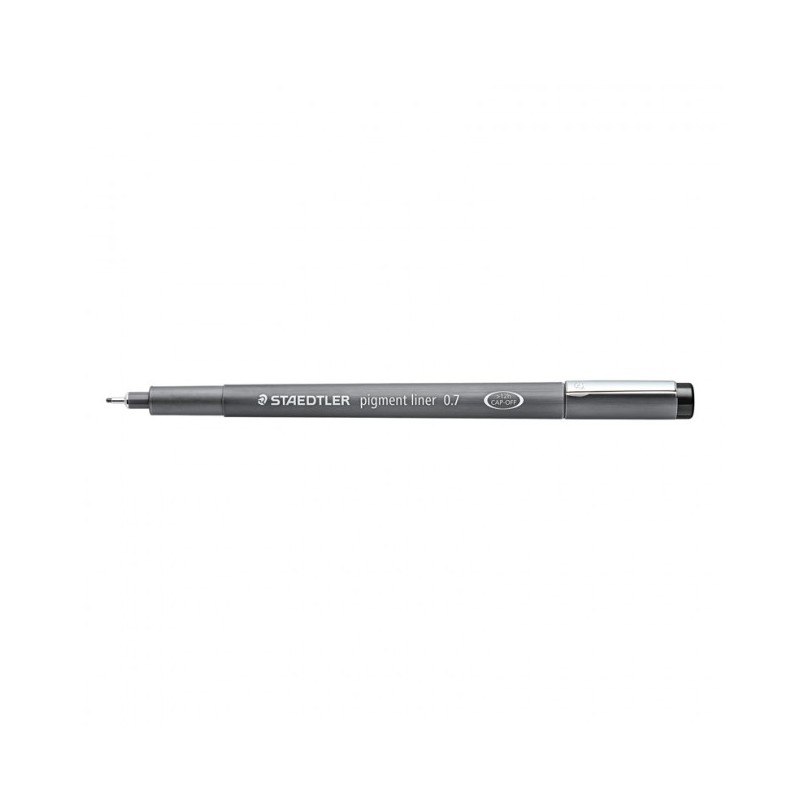 STAEDTLER PIGMENT LINER PENNA FINELINER NERO 0.7 mm